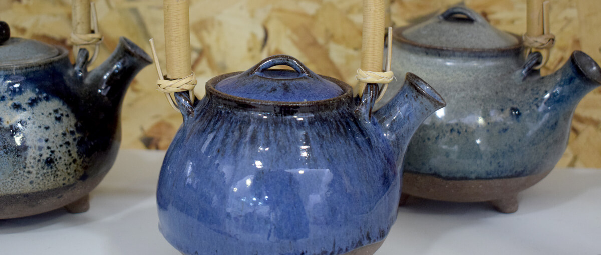 handmade ceramic kettle