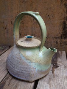 handmade ceramic kettle
